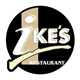 Ikes Restaurant logo top